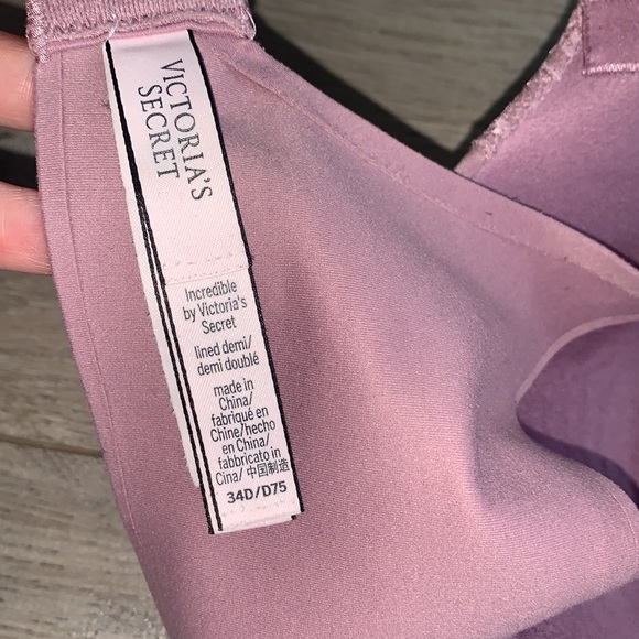 Victoria Secret Mauve Bra 34D - Picture 3 of 5
